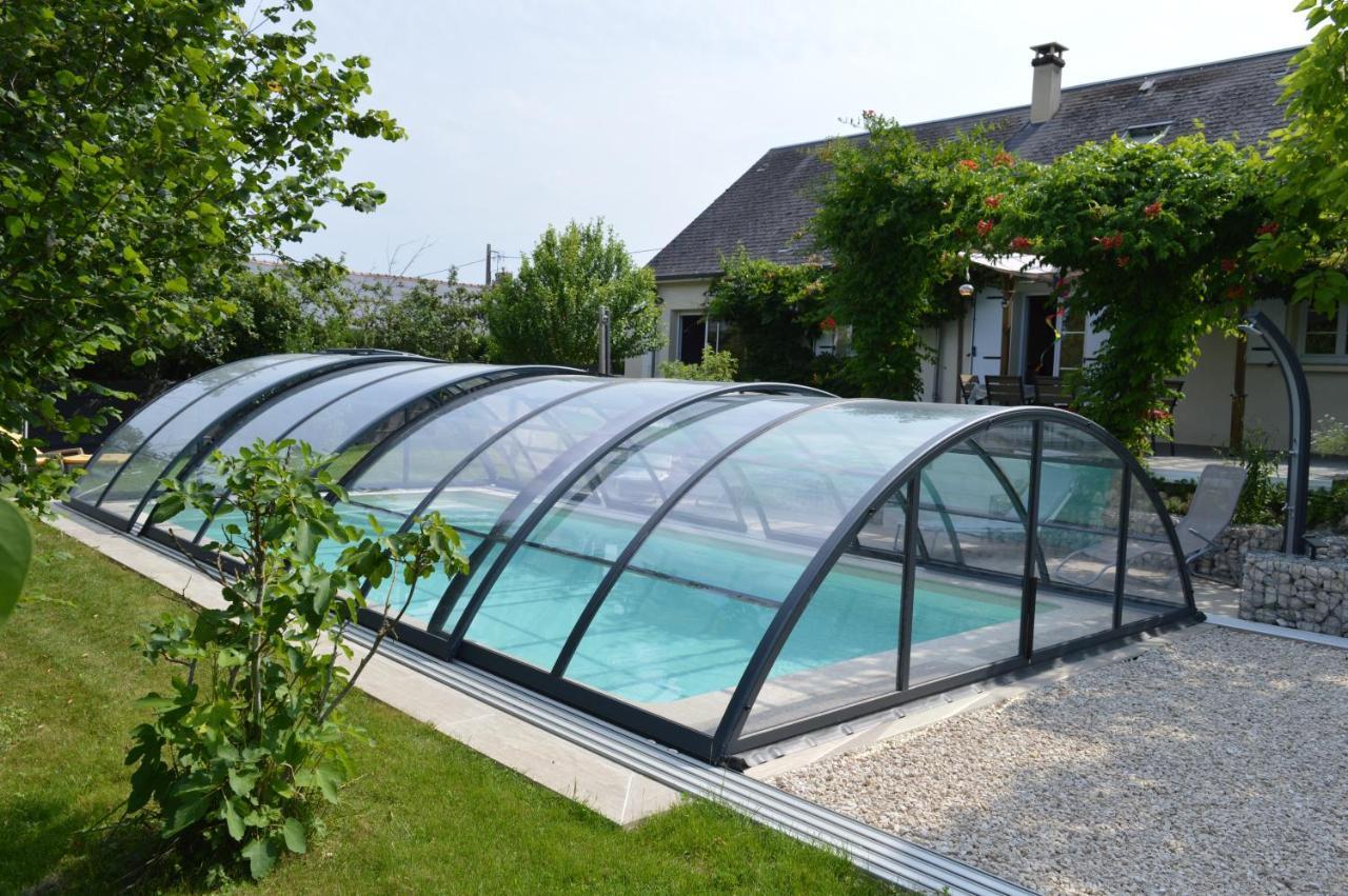 Au Coeur Du Bien Etre, Chambre D'Hotes Avec Piscine Chauffee Et Couverte, Spa, Sauna, Massages Monteaux Exterior photo
